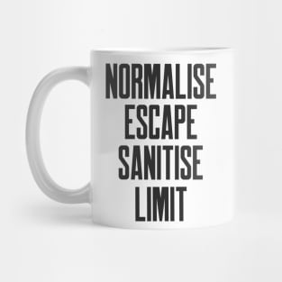 Secure Coding Normalise Escape Sanitise Limit Mug